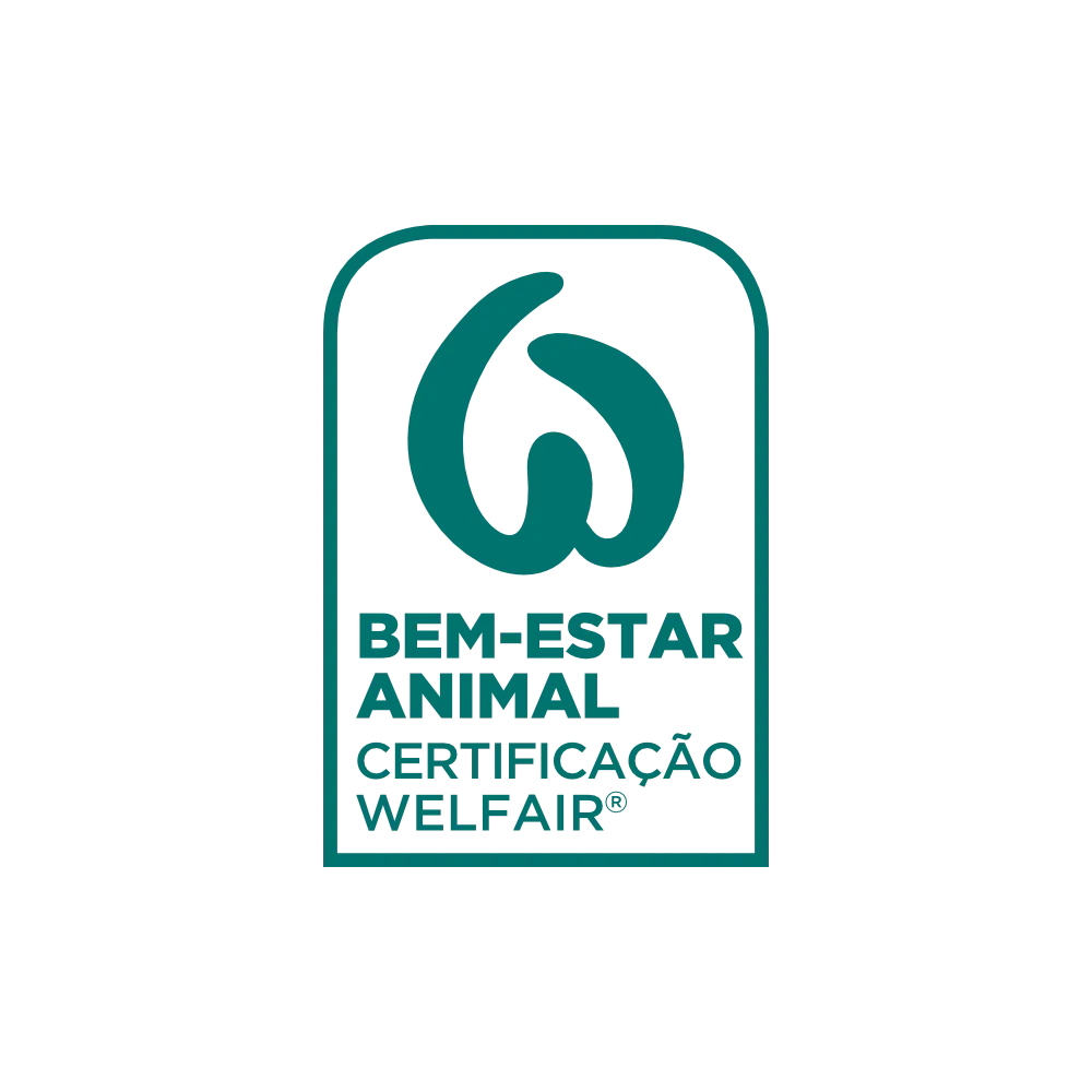 Logotipo da certificação Welfair de bem-estar animal